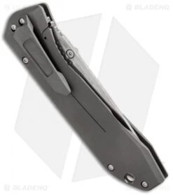 Benchmade 761 Titanium Monolock Knife (3.73" Satin) -Benchmade Sales Store benchmade 761 titanium framelock m390 side
