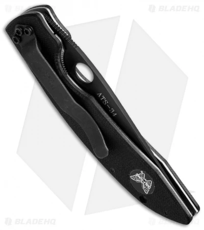 Rare Benchmade Mini AFCK 812SBT Liner Lock Knife (3.25" Black Serr) 2 Rare Benchmade Mini AFCK 812SBT Liner Lock Knife (3.25" Black Serr) - Image 2