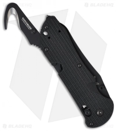 Benchmade Triage AXIS Lock Knife Black G-10 (3.5" Black Serr) 916SBK 4 Benchmade Triage AXIS Lock Knife Black G-10 (3.5" Black Serr) 916SBK - Image 4
