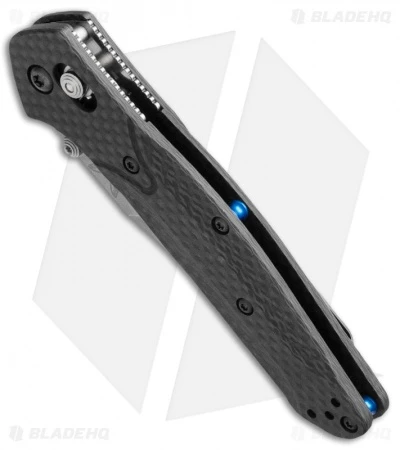 Benchmade 940S-1 Osborne AXIS Lock Knife Carbon Fiber (3.4" Stonewash Serr) S90V 3 Benchmade 940S-1 Osborne AXIS Lock Knife Carbon Fiber (3.4" Stonewash Serr) S90V - Image 3