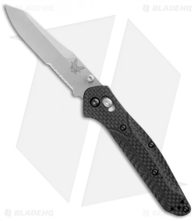 Benchmade 940S-1 Osborne AXIS Lock Knife Carbon Fiber (3.4" Stonewash Serr) S90V 1 Benchmade 940S-1 Osborne AXIS Lock Knife Carbon Fiber (3.4" Stonewash Serr) S90V