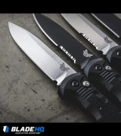 Benchmade 4400 Casbah Automatic Knife Black Grivory (3.4" Satin) -Benchmade Sales Store benchmade casbah variety sw black plain serr dl 2