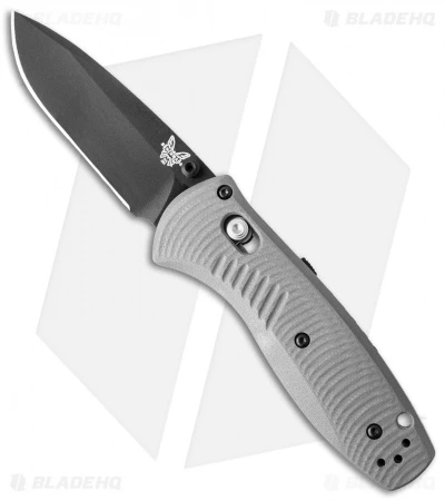 Benchmade Mini Barrage AXIS-Assist Knife Gray G-10 (2.91" Black) 585BK-2 1 Benchmade Mini Barrage AXIS-Assist Knife Gray G-10 (2.91" Black) 585BK-2