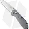 Benchmade Mini Griptilian AXIS Lock Knife Gray/Blue G-10 (2.91" Satin) 556-1