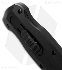 Benchmade Pagan D/E OTF Automatic Knife (3.96" Black) 3320BK -Benchmade Sales Store benchmade pagan 3320 spine jm