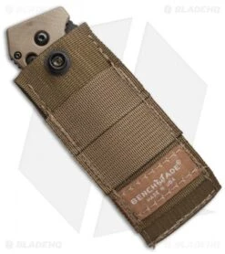 Benchmade Sibert 275SBKSN Adamas AXIS Lock Knife Tan G-10 (3.82" Black Serr) -Benchmade Sales Store benchmade sibert adams 275sbksn sheath