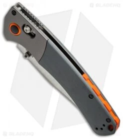 Benchmade Hunt Crooked River AXIS Lock Knife Gray G-10 (4" Satin) 15080-1 -Benchmade Sales Store chaves fixed blade skull clip bottom cm