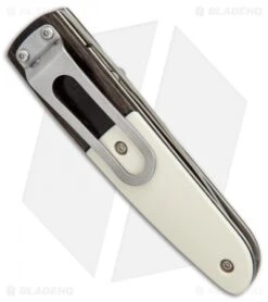 Vintage Benchmade 850-01 Mel Pardue Knife Black Dymondwood/Ivory (2.8" Satin) -Benchmade Sales Store vintage benchmade 850 01 Mel Pardue black dymondwood ivory BHQ 37799 er side