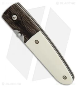 Vintage Benchmade 850-01 Mel Pardue Knife Black Dymondwood/Ivory (2.8" Satin) -Benchmade Sales Store vintage benchmade 850 01 Mel Pardue black dymondwood ivory BHQ 37799 er spine